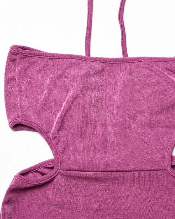 Details vom Damen Sommerkleid mit Cut-Outs 