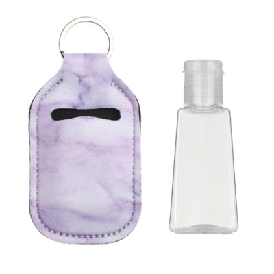 Violett Batik Style Desinfektionsmittel Spender Anhaenger 