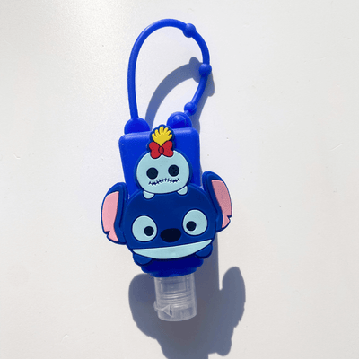 Blaue Desinfektionsmittel Spender Kinder mit Monster Symbol