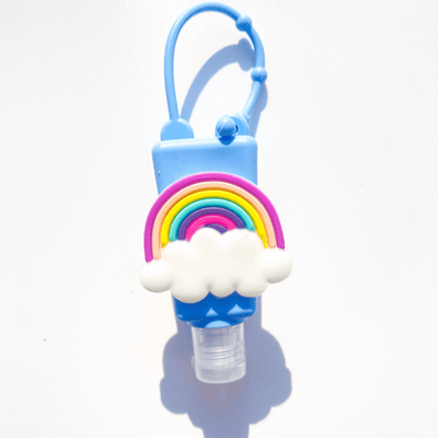Regenbogen hellblau Anhänger Kinder Desinfektionsmittel Desinfektionsspender 