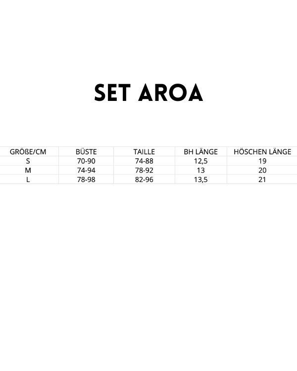 Groessentabelle Dessous Set Aroa