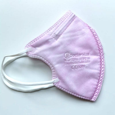 Rosa Kinder FFP2 Masken in kleinen Groessen - zertifiziert Kinder Schutzmasken FFP2 