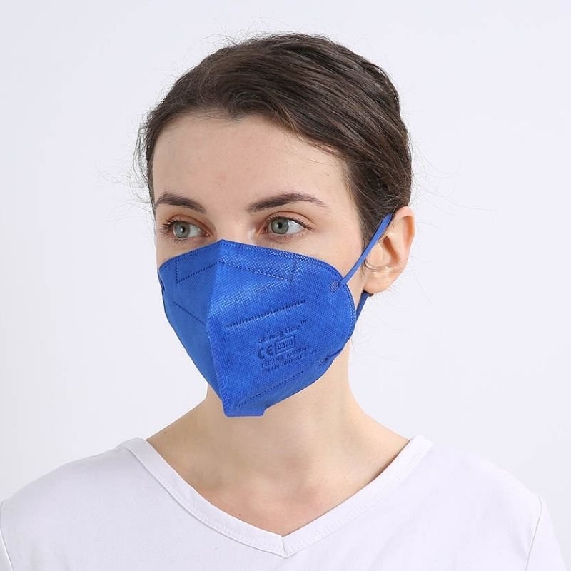 Blaue farbige FFP2 Schutzmasken kaufen Schweiz - FFP2 Masken Erwachsene mit CE-Kennzeichen