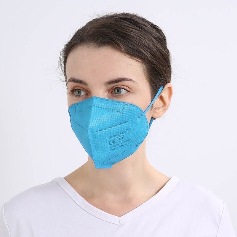 Hellblaue FFP2 Masken mit CE Kennzeichen - Zertifizierte Schutzmasken Schweiz Just Style