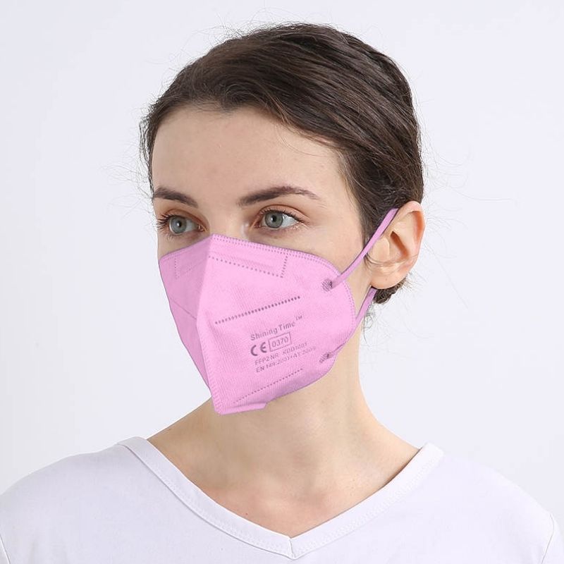 Rosa FFP2 Masken Zertifiziert und geprueft - FFP2 Schutzmasken Rosa Pink 