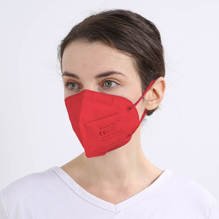 Rote FFP2 Schutzmasken Atemschutz Masken - Farbige FFP2 Masken kaufen