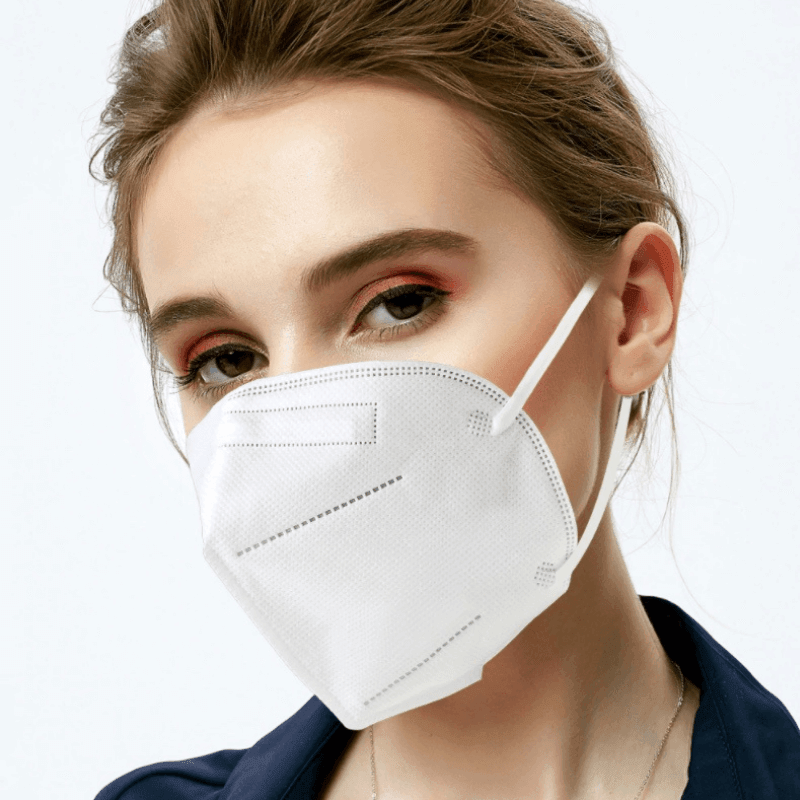 Weisse FFP2 Maske - Zertifiziert und nach EU Standard hergestellt