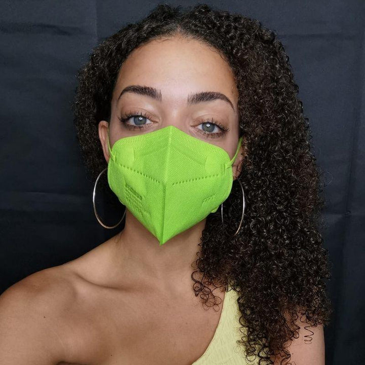 Gras Grüne FFP2 Schutzmasken Atemschutzmasken - Farbige FFP2 Masken kaufen