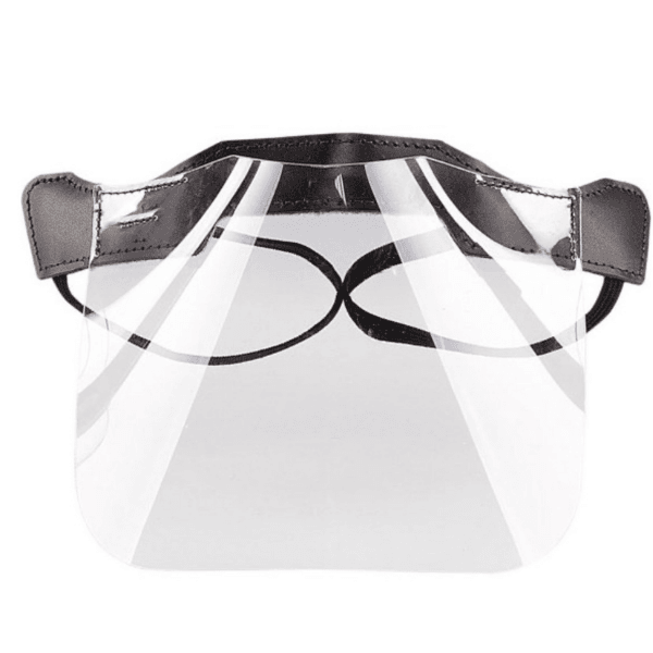 Face Shield | Gesichtsschild Prestige | Gesichtsvisier in schwarz, blau und dunkelbraun | Visier Maske kaufen | Gesichtsvisier Schweiz | Mini-Visier Maske für Damen und Herren | Corona Visier Maske mit Style | Fashion Face Shield Mask Switzerland
