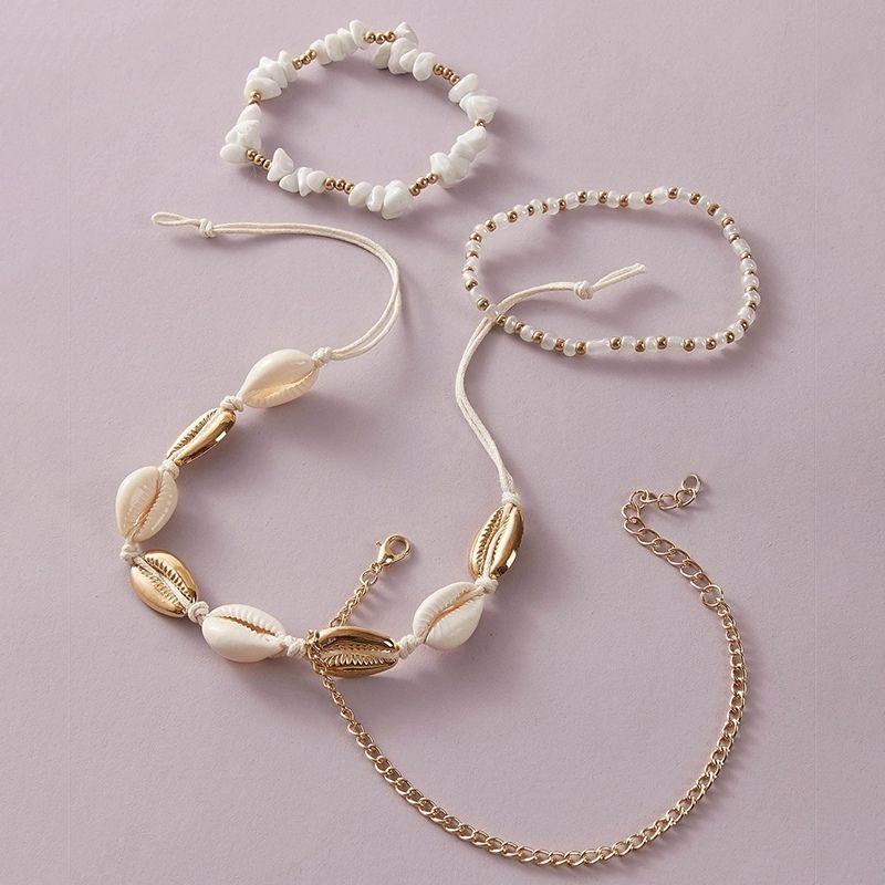 Muschelketten Fussketten Armketten Boho Beach Schmuck