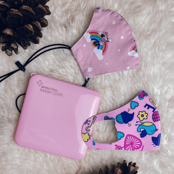 Kinder Maskenset Minnie Pinky
