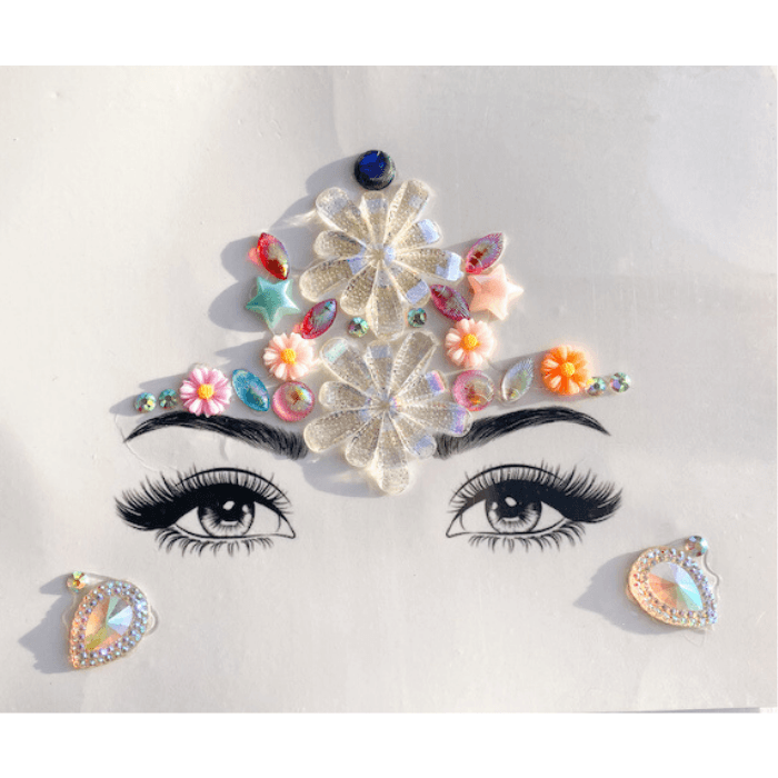 Glitzersteine Flor Feliz