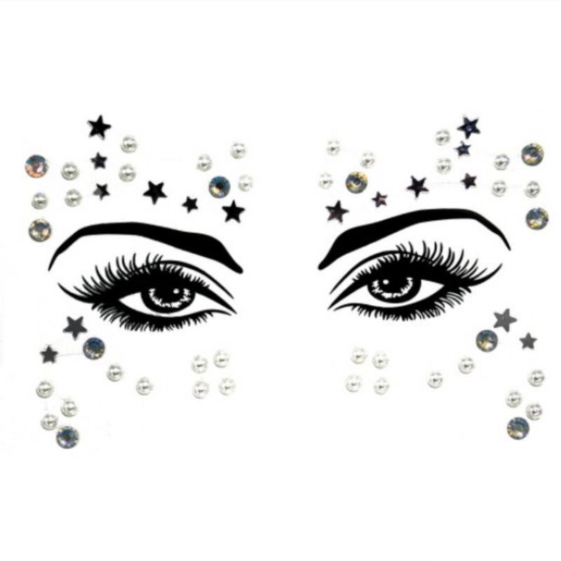 Glitzersteine zum Aufkleben - Face Make-Up Beauty Glitter Gems - Festival Glitzer online kaufen