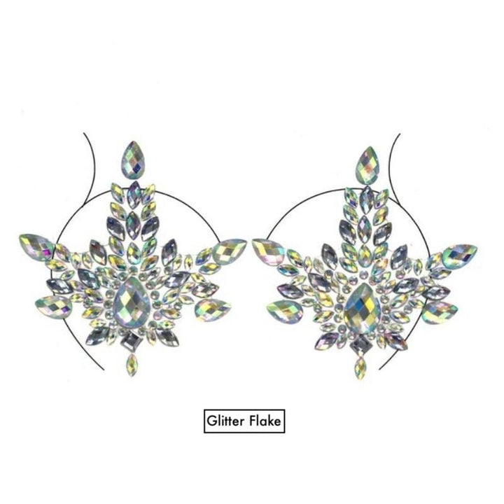 Glitzersteine Brust The Sparkle Collection