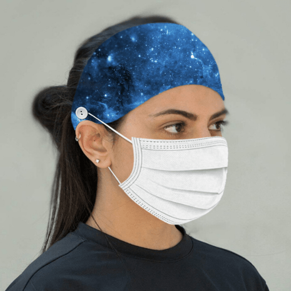 Masken Haarband für Frauen und Männer im Universum Style