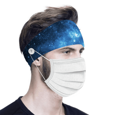 Masken Haarband für Frauen und Männer im Universum Style