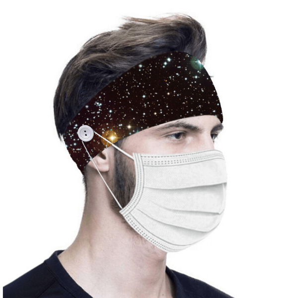 Masken Haarband für Frauen und Männer im Universum Style