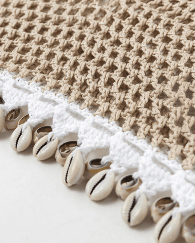 Crochet Häkeltop Beach Bohemian Muschel Fashion