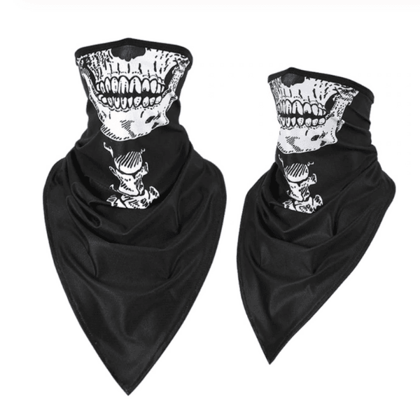 Hals-Mundschutz Loop Stoffmaske Skull Collection