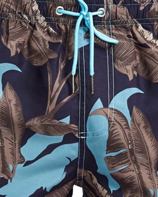 Blaue Braune Männer Badehose Badeshorts Herren 