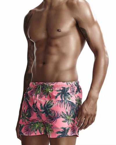 Pinke Herren Badehosen mit elastischem Bund im Fashion Schweizer Shop kaufen