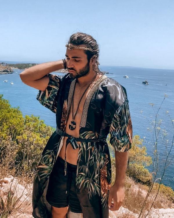 Herren Hippie Gipsy Kimono Ibiza Design - Exklusive Kimonos Cardigan Herren kaufen Schweiz
