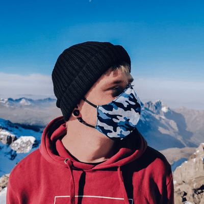 Herren Seidenmaske Camouflage | Militär Muster Stoffmaske für Männer | Männer Stoffmaske Schweiz | Herren Masken Schweiz 