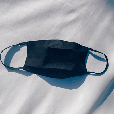 Herren Gesichtsmaske Hygienemaske Mundschutz Fashion schwarz