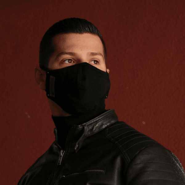 Herren Maske Schwarz Jeans Style