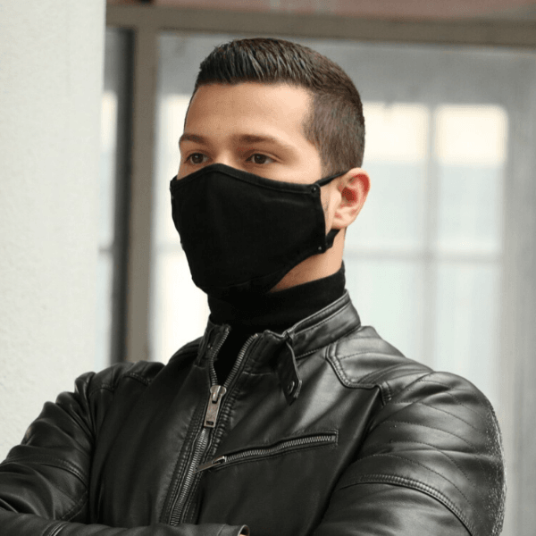 Herren Maske Schwarz Jeans Style