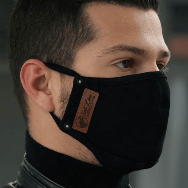 Herren Maske Schwarz Jeans Style