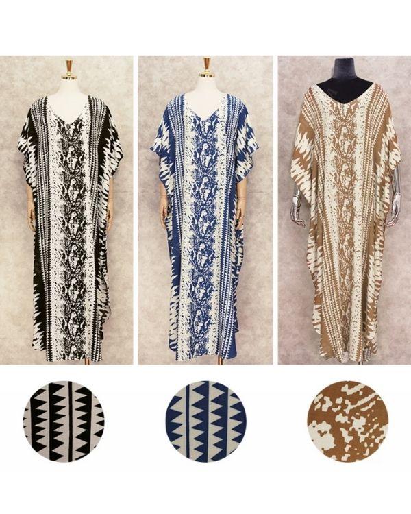 Lange Kaftan Tunika Kleider Damen online kaufen Schweiz 