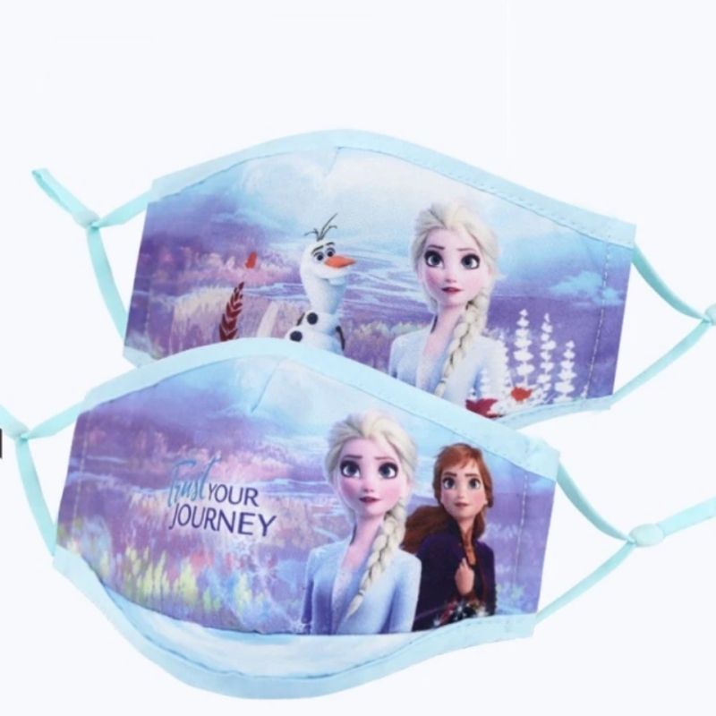 Kinder Stoffmasken Elsa Frozen die Eiskoenigin - Trust your Journey 