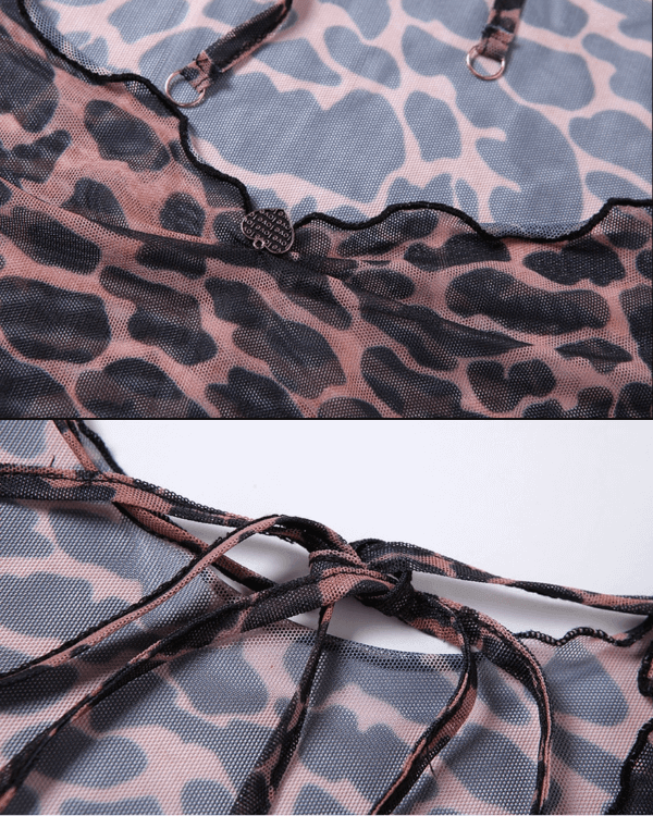 Mesh Kleid Transparent