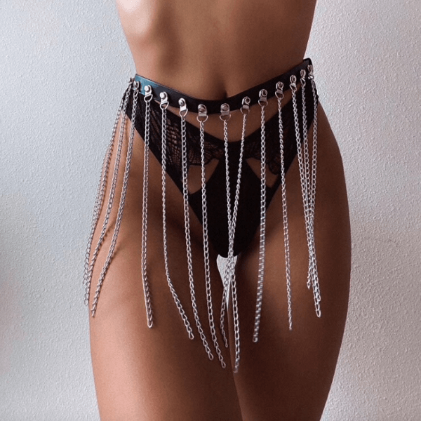 Körpergürtel Harness Fetisch Ketten 