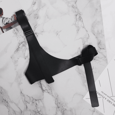 Harness Bondage Körpergürtel Kunstleder schwarz