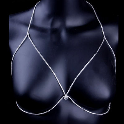 Kristall Stein Koerperschmuck Ketten Eleganter Modeschmuck