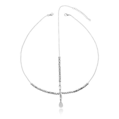 Silberne Kopfkette Kopfschmuck Haarschmuck