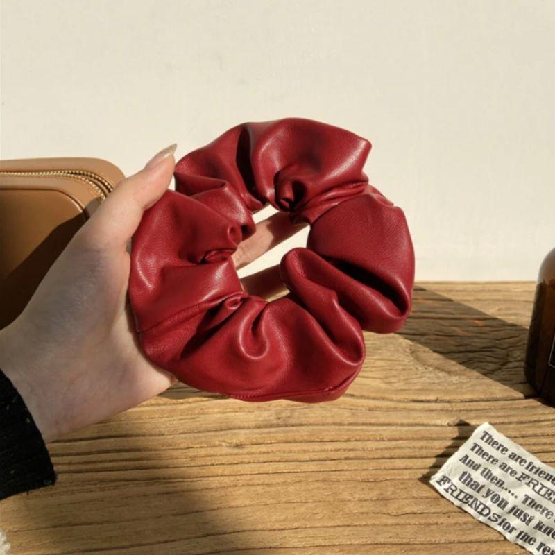 Leder Style Scrunchies Roma