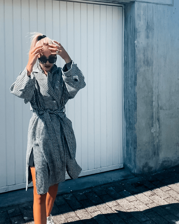 Mantel Hahnentritt Muster | Tonia