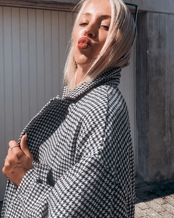 Mantel Hahnentritt Muster | Tonia