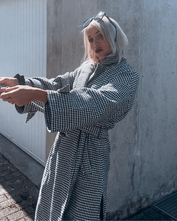 Mantel Hahnentritt Muster | Tonia