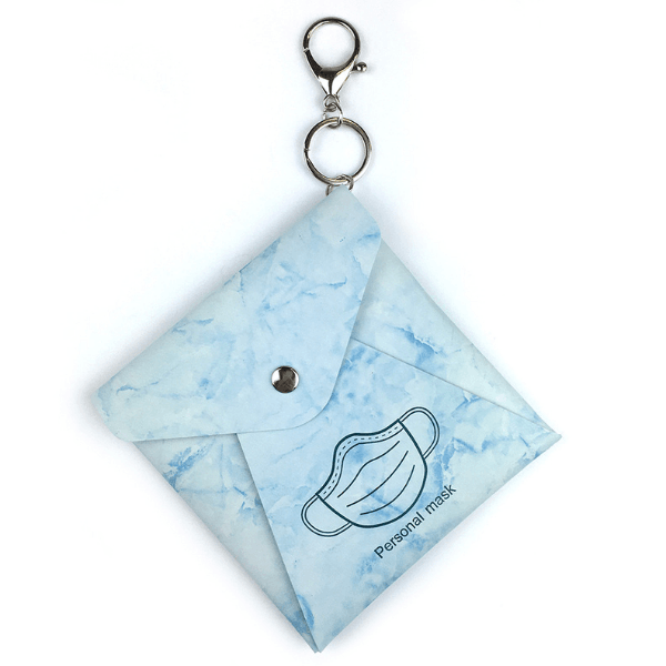Maskenetui | Maskentasche | Tasche für Maske | Schlüsselanhänger Maske | Kunstleder Masken Etui Schweiz | 