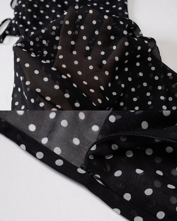 Vintage Polka Dress Women Schweiz Just Style