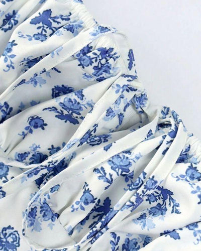 Ruffle Oberteil Kleid