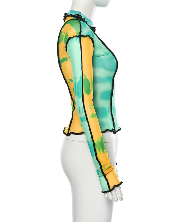 Mesh Shirt Iris Fuego