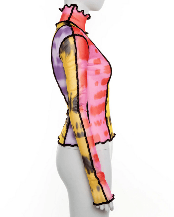 Mesh Shirt Iris Fuego
