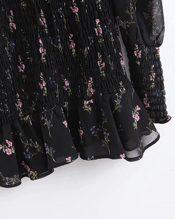 Minikleid Fiori Neri