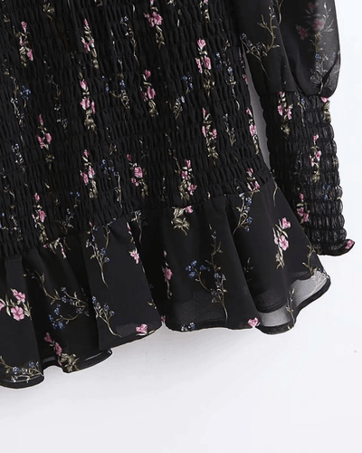 Minikleid Fiori Neri