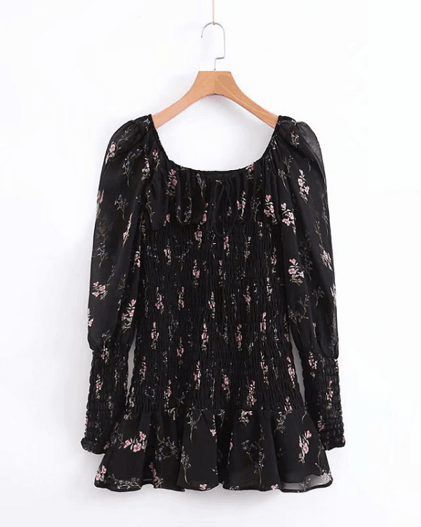 Minikleid Fiori Neri